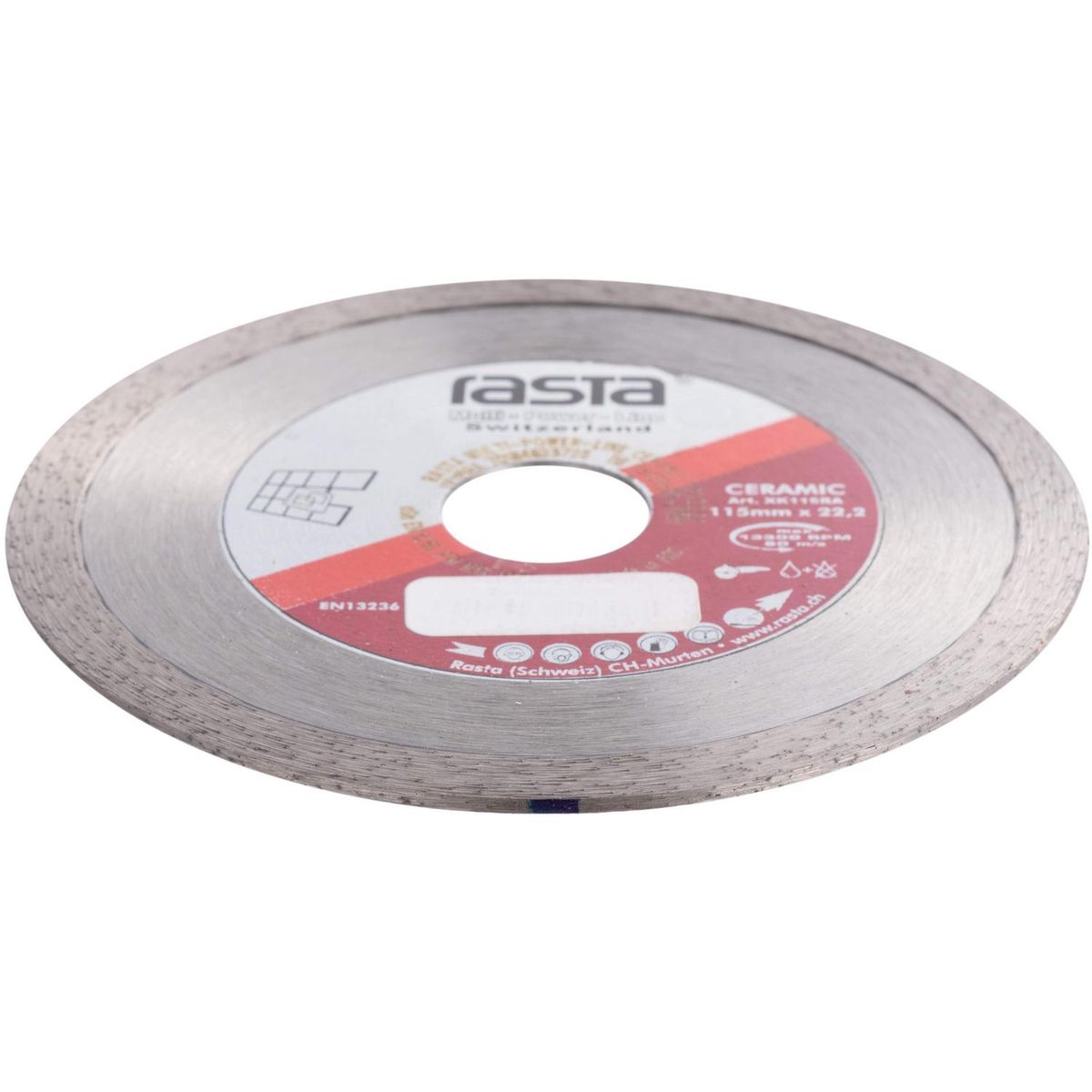 RASTA - Disco de diamante 4,5" acero