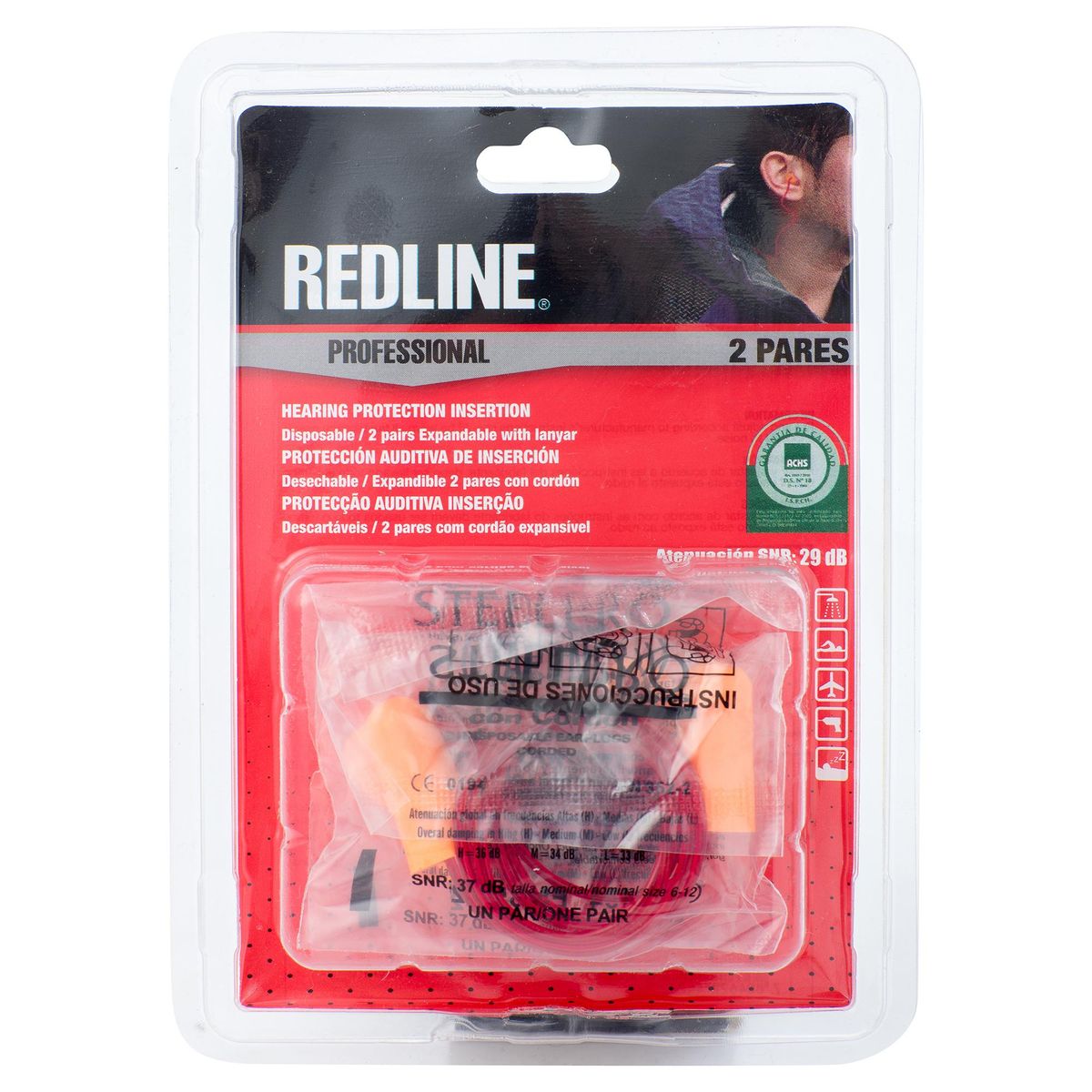 STEELPRO - Tapones de oído 4 pares sin cordón, desechable