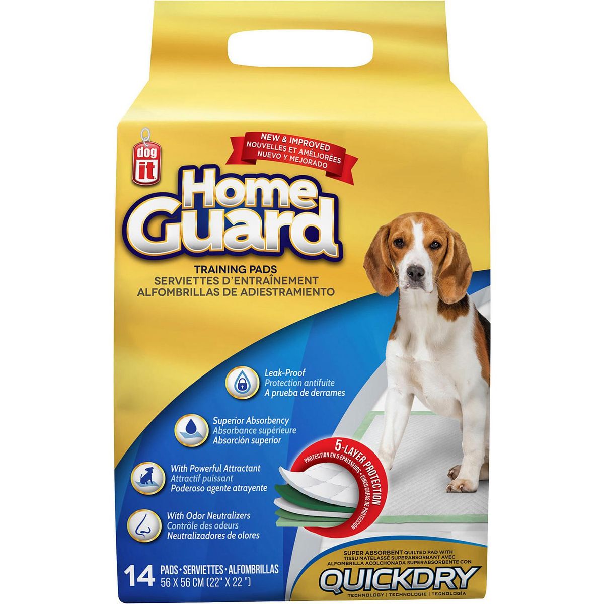 DOG IT - Sabanillas para perros entrenamiento 14 unidades