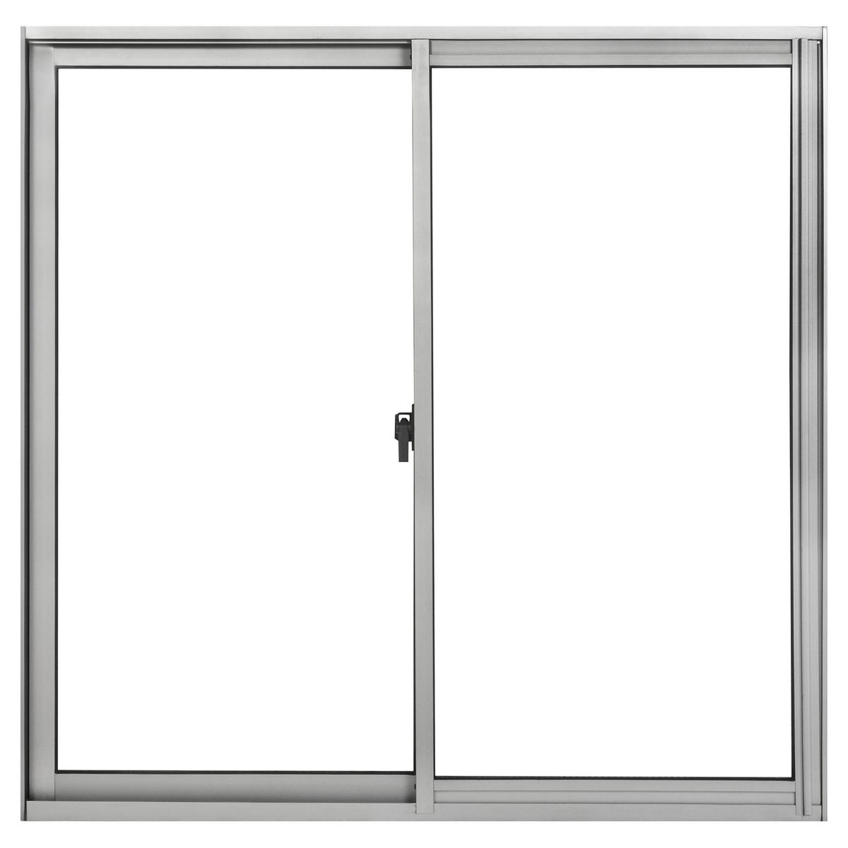 Ventana aluminio 140x120 cm monolítico mate corredera, marca WINTEC - Foto 2