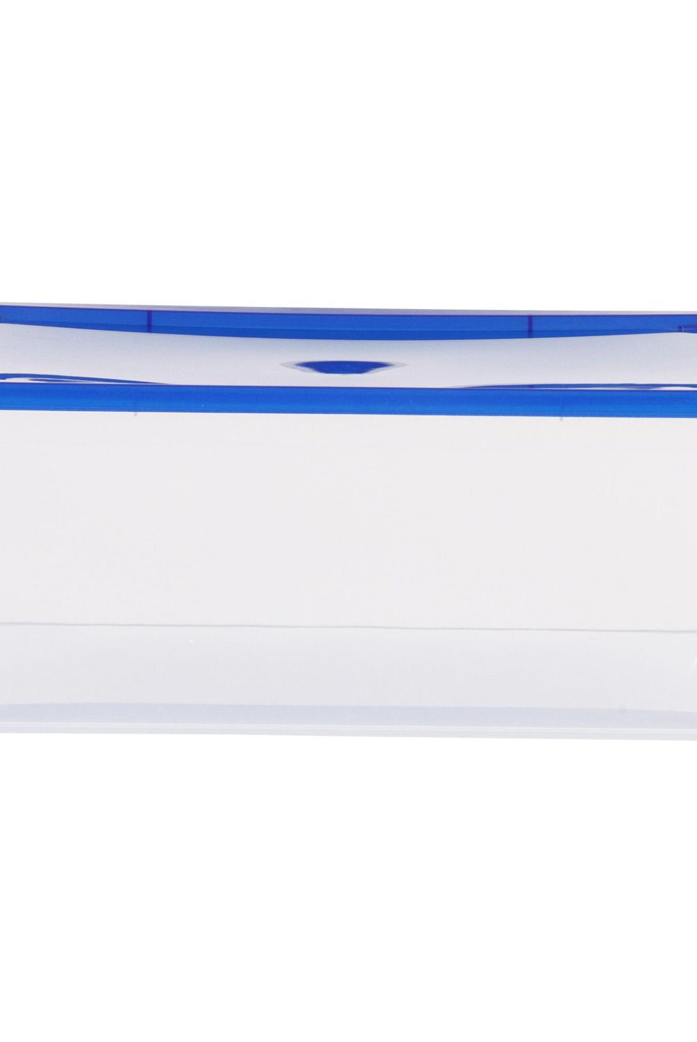 REYPLAST - Caja Organizadora 26x13x38 cm 10.3 l Transparente/ Azul