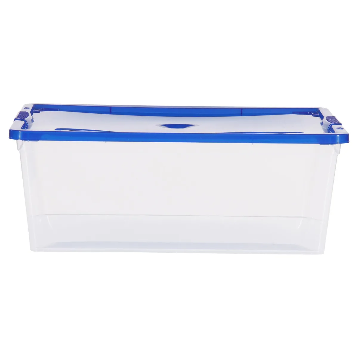 REYPLAST - Caja Organizadora 26x13x38 cm 10.3 l Transparente/ Azul