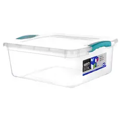 WENCO - Caja Organizadora 32x16x42 cm 15 l Transparente