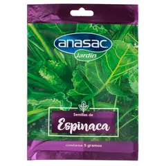 ANASAC - Semilla Espinaca 5 gr sachet