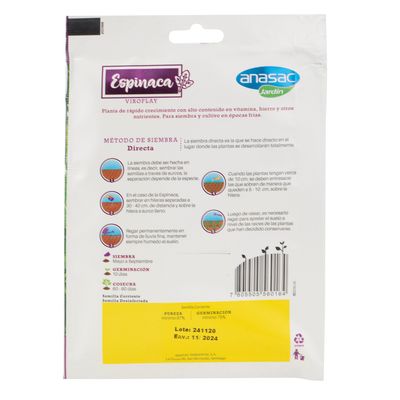 Imagen 2 del producto Semilla Espinaca 5 gr Sachet
