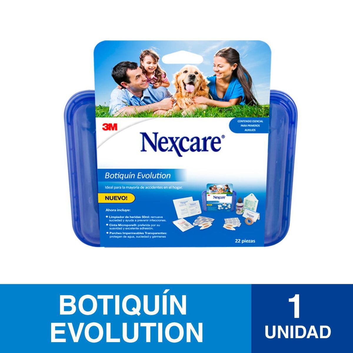 NEXCARE - Botiquín de primeros auxilios nexcare 22 piezas