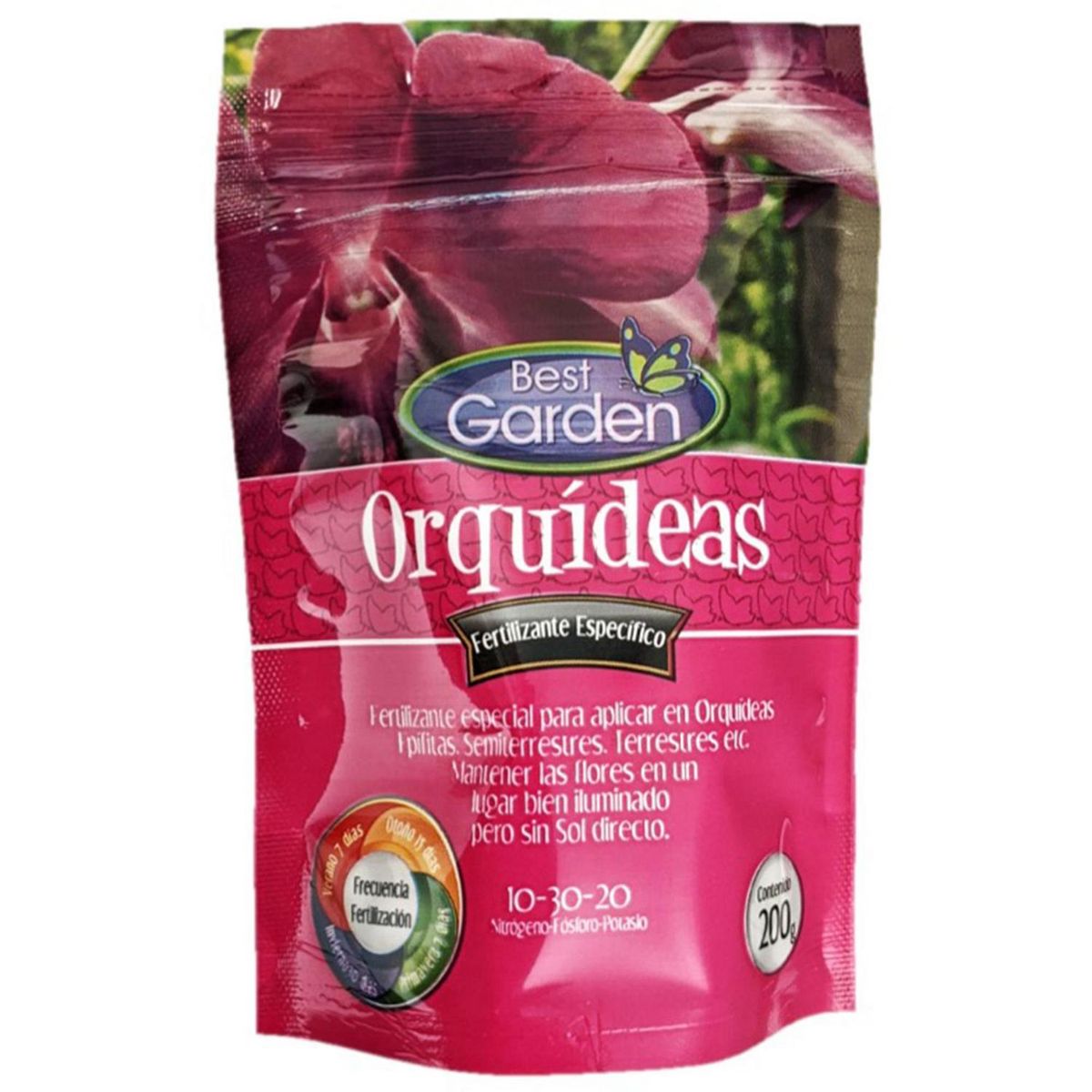 BEST GARDEN - Fertilizantes para orquídeas 200 gr bolsa