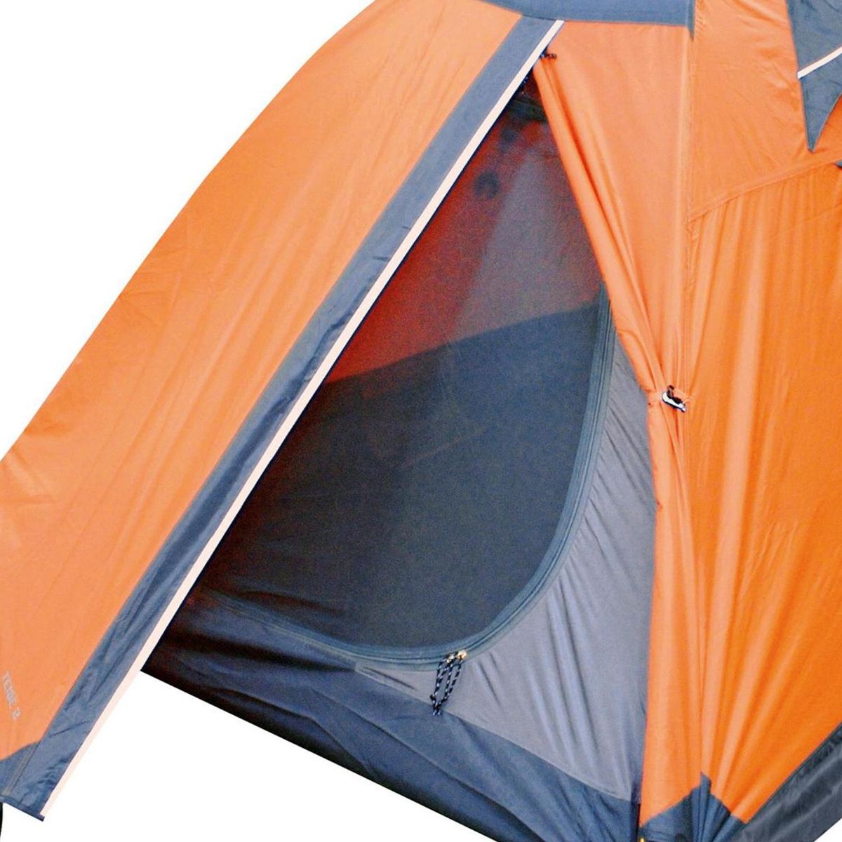 DOITE - Carpa Camping Teide 2 Personas Gris/Naranja