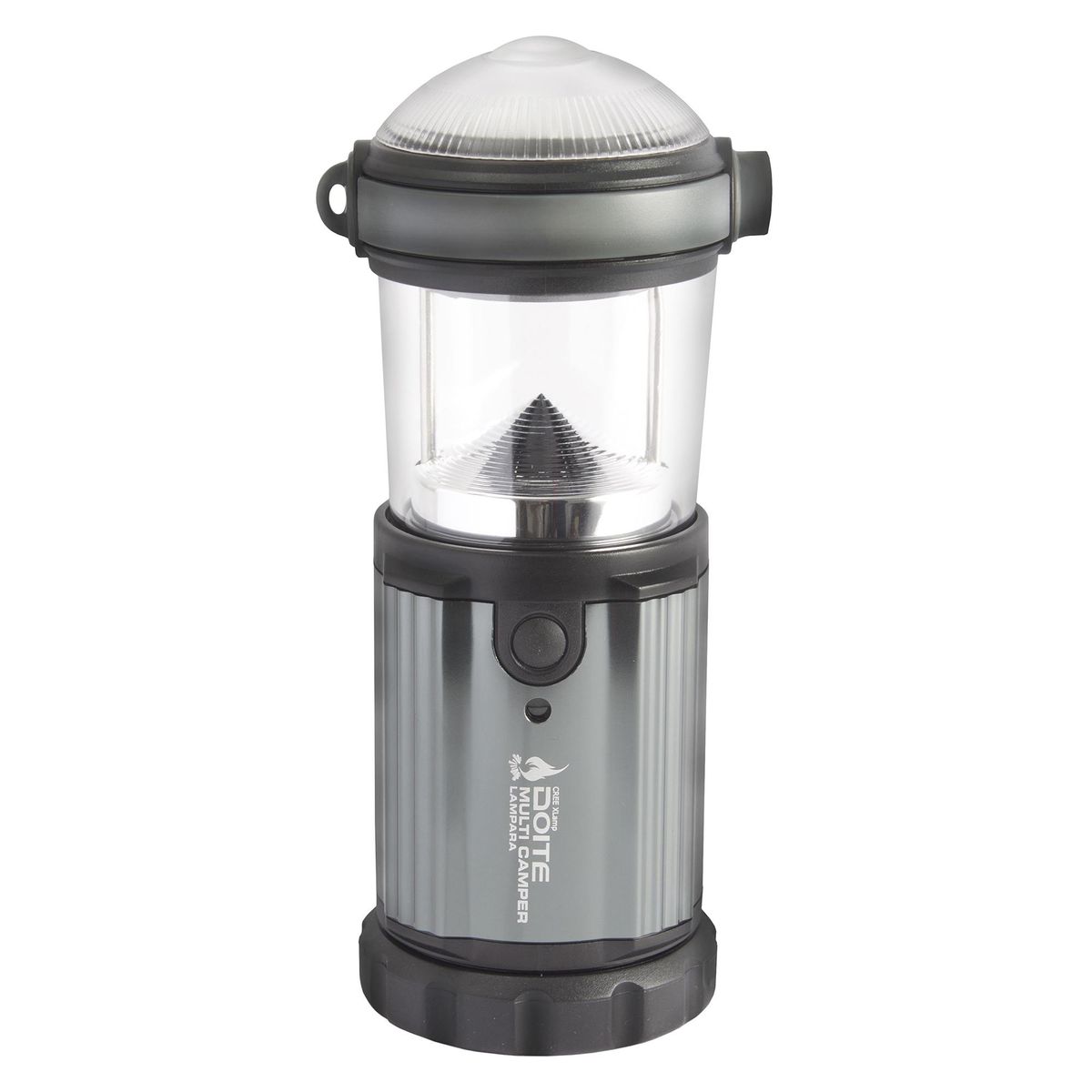 DOITE - Lámpara Multicamper Baterías AA 185 lm Gris