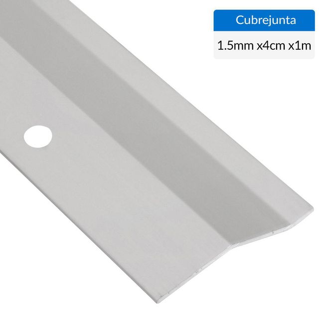 HOLZTEK - Cubrejunta 1 m plateado