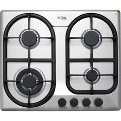 URSUS TROTTER - Encimera Gas 4 Platos Inox PRIME GT4-FF-GN