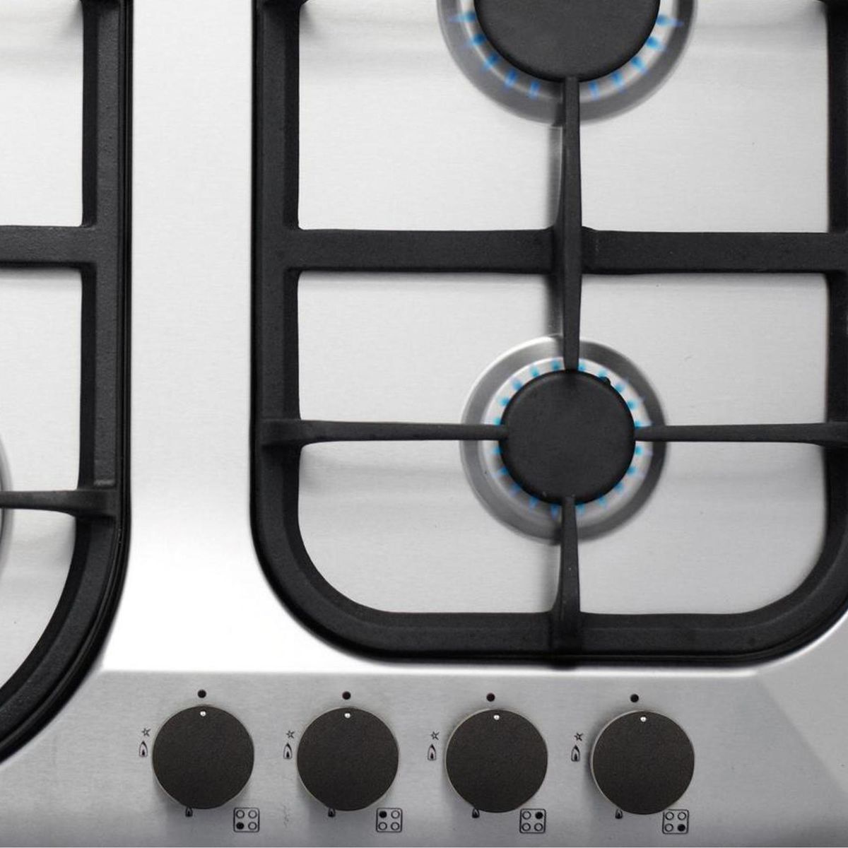 URSUS TROTTER - Encimera Gas 4 Platos Inox PRIME GT4-FF-GN