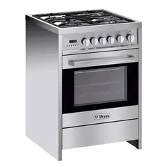 URSUS TROTTER - Cocina a Gas 4 Platos Silver Pro-Q4-GL