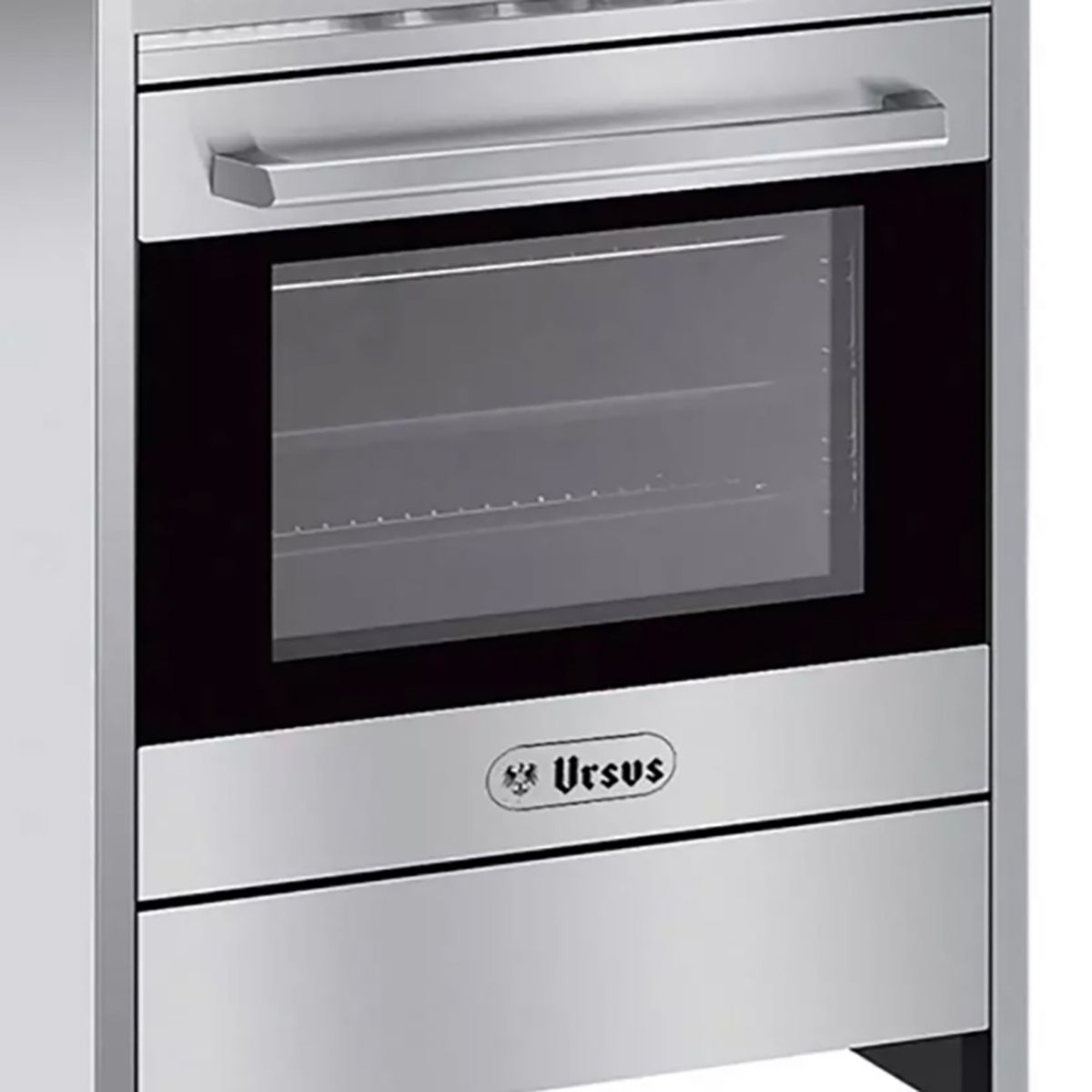 URSUS TROTTER - Cocina a Gas 4 Platos Silver Pro-Q4-GL