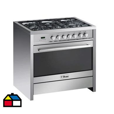 Cocina a Gas 5 Platos Gris 666603149
