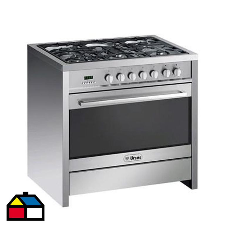 URSUS TROTTER - Cocina a Gas 5 Platos Gris 666603149