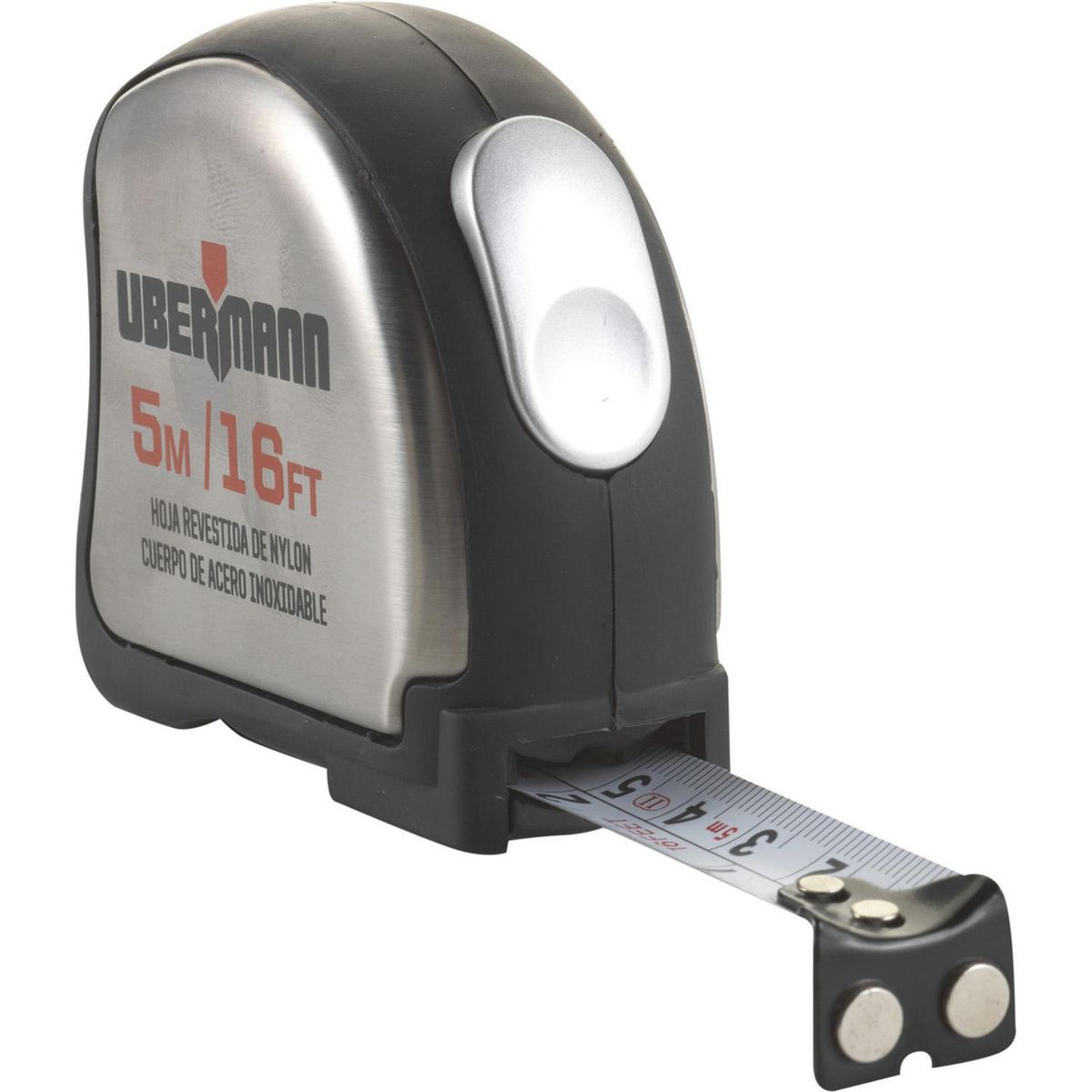 UBERMANN - Huincha de medir 5 metros fibra de vidrio