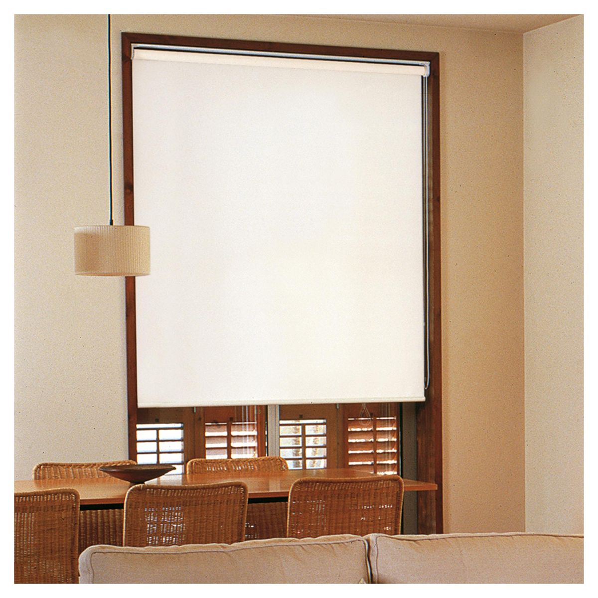 VIEWTEX - Cortina roller black out blanco