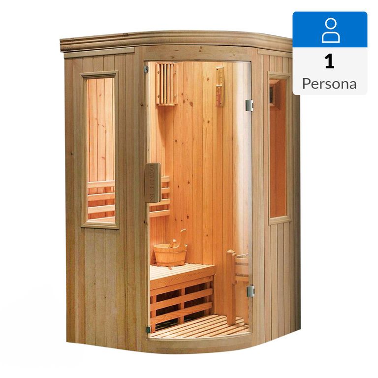 Sala de sauna 204x123x123 cm
