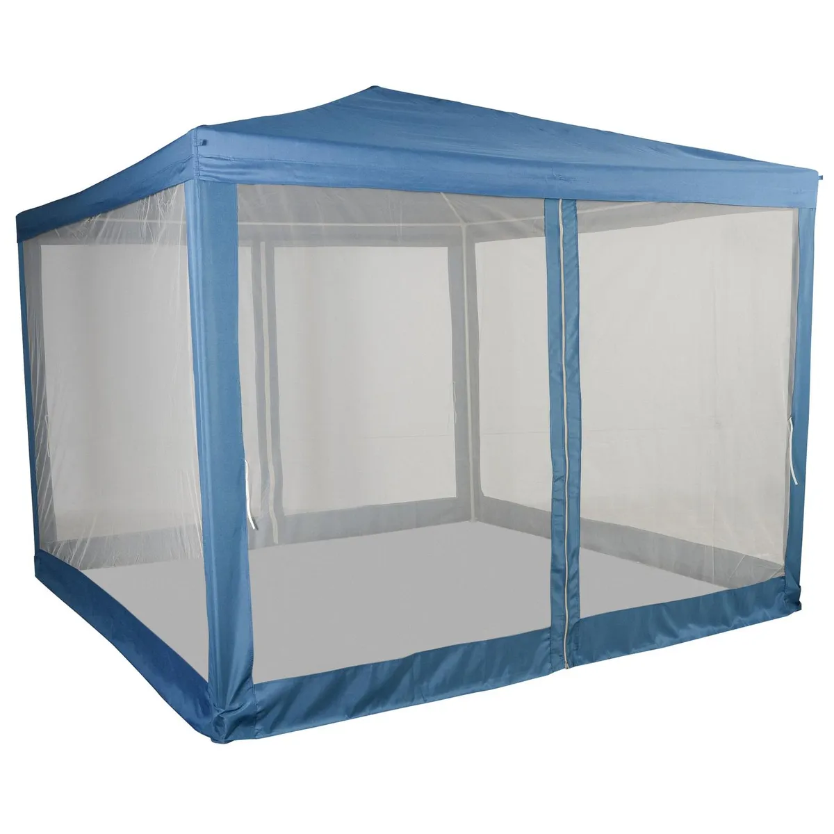 KLIMBER - Toldo Comedor con Malla 3x3 metros Azul