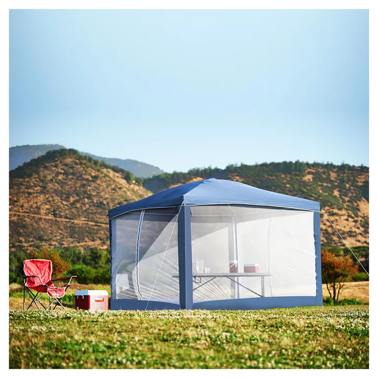 Toldo Comedor con Malla 3x3 metros Azul