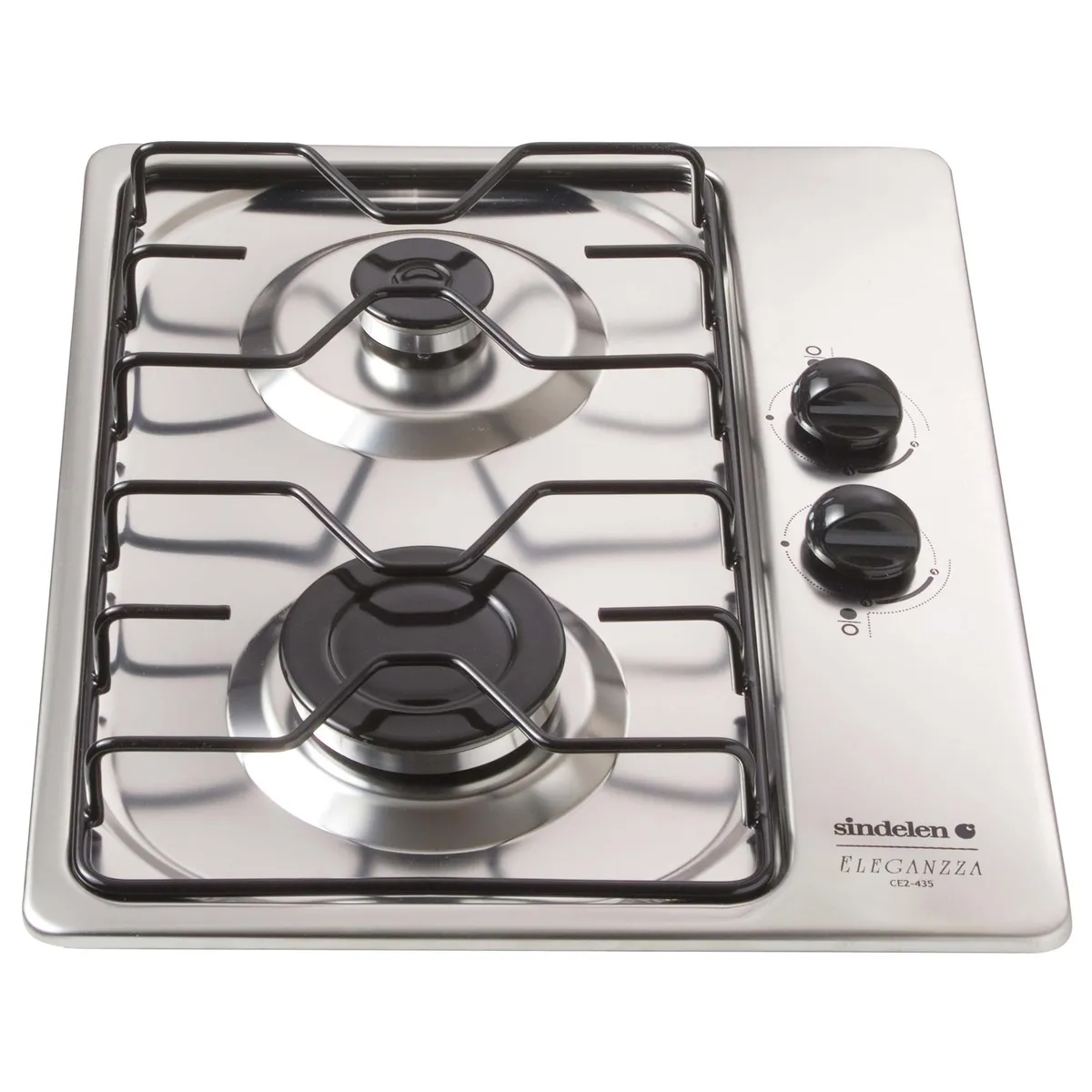 SINDELEN - Encimera Gas 2 Platos Gris CE2-435IN