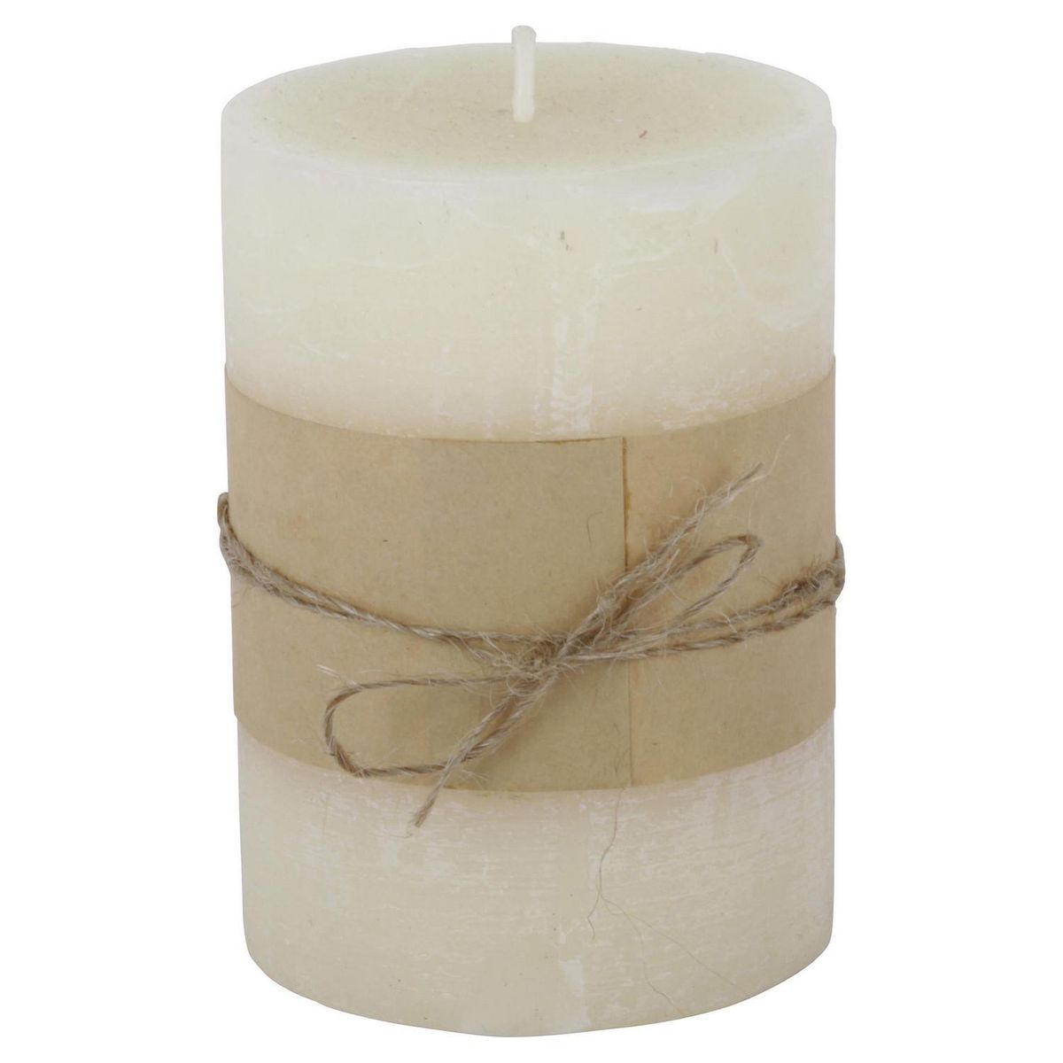 JUST HOME COLLECTION - Vela decorativa 7x10 cm crema