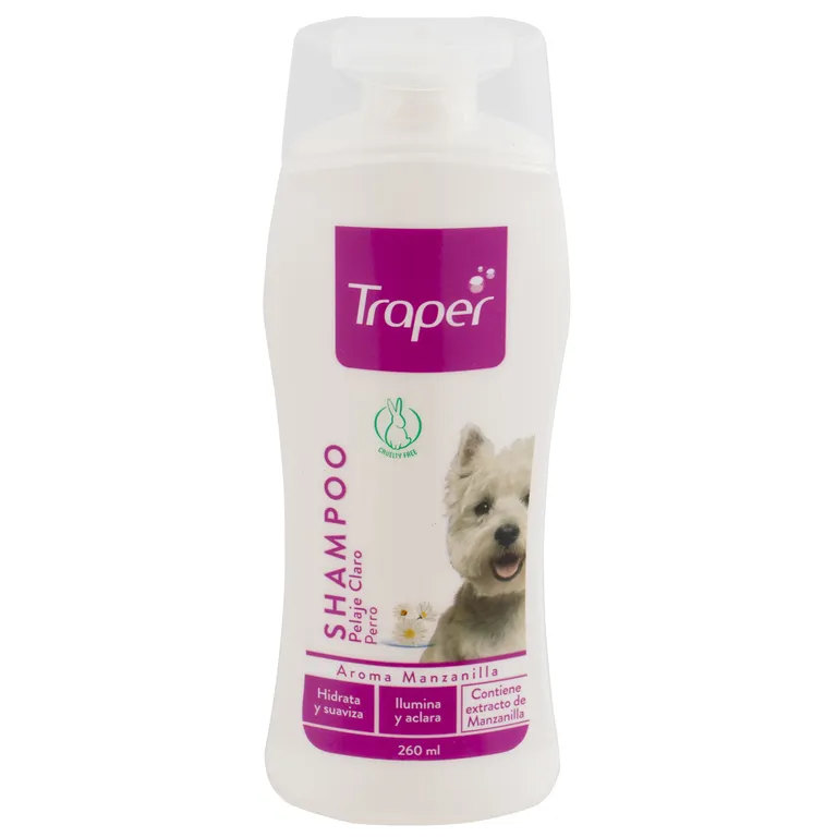 Shampoo Perro Adulto Pelaje Claro Manzanilla Pro Vitamina B5 260 Ml