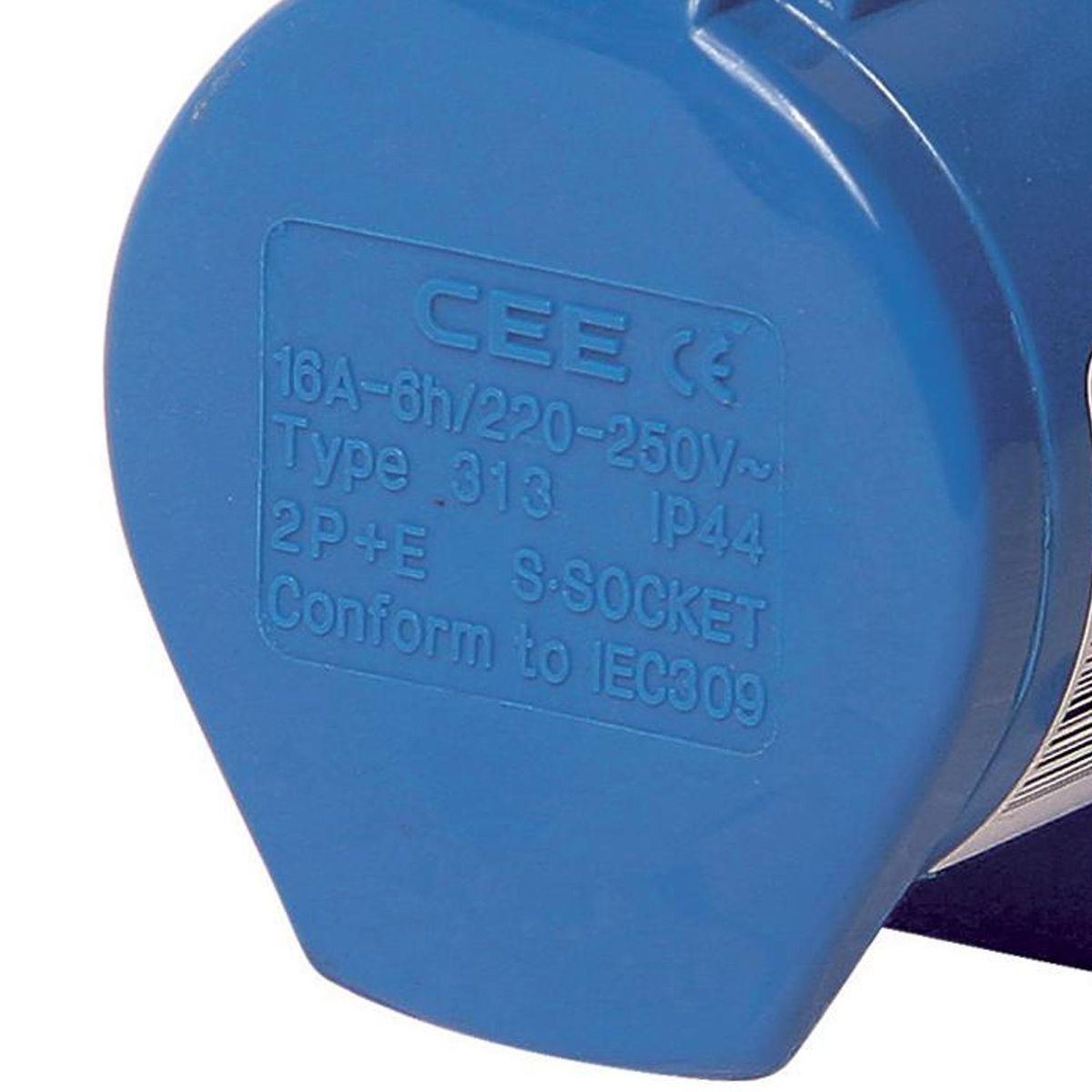 LEXO - Tomacorriente industrial embutida 16 A  2P+T 220V IP44