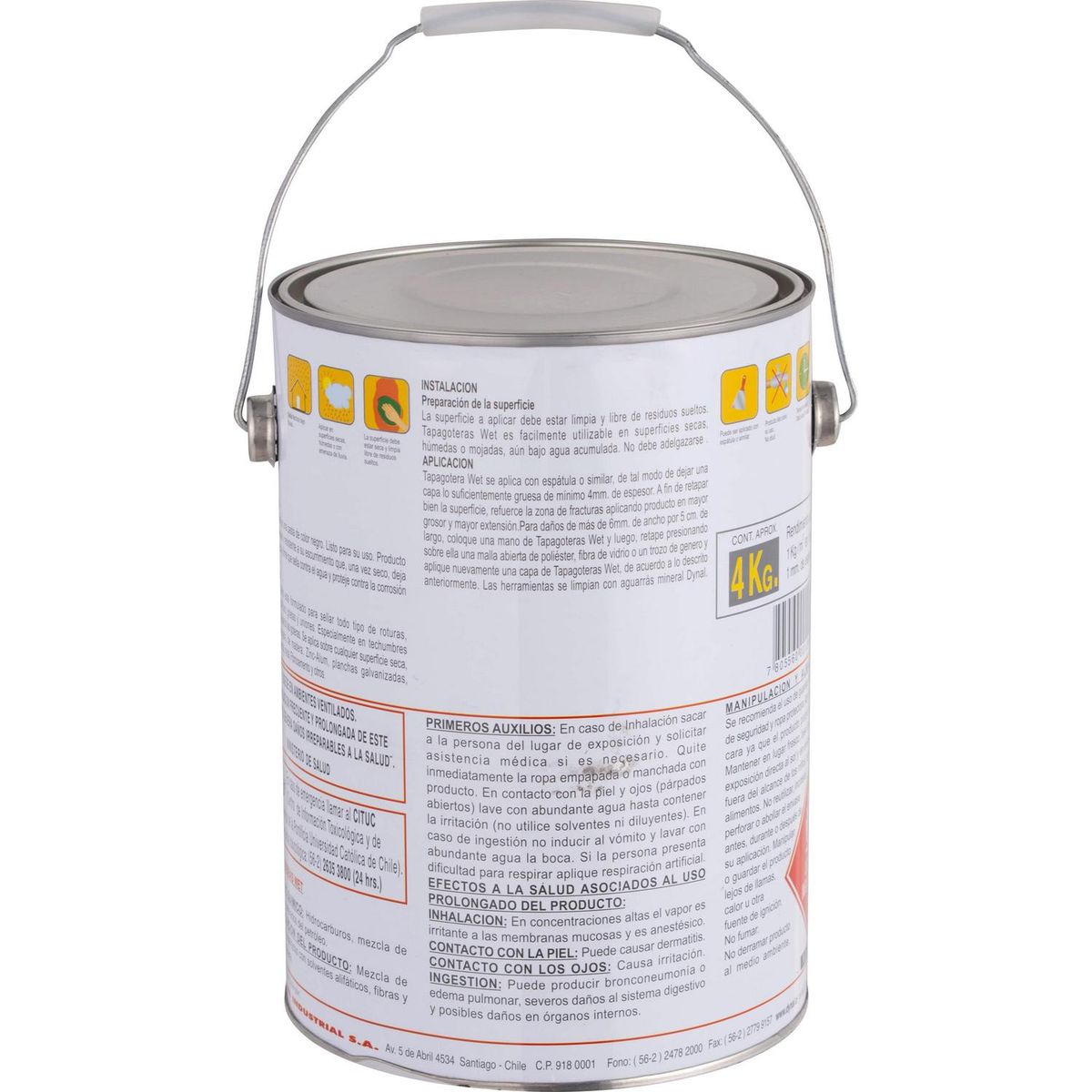 DYNAL - Sellante tapagoteras para techumbres 1 gl
