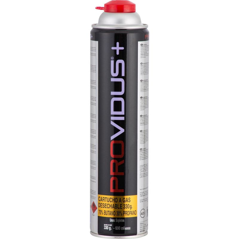 PROVIDUS - Balón de gas desechable 330 gr
