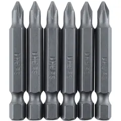 BAUKER - Set de puntas Phillips 6 unidades