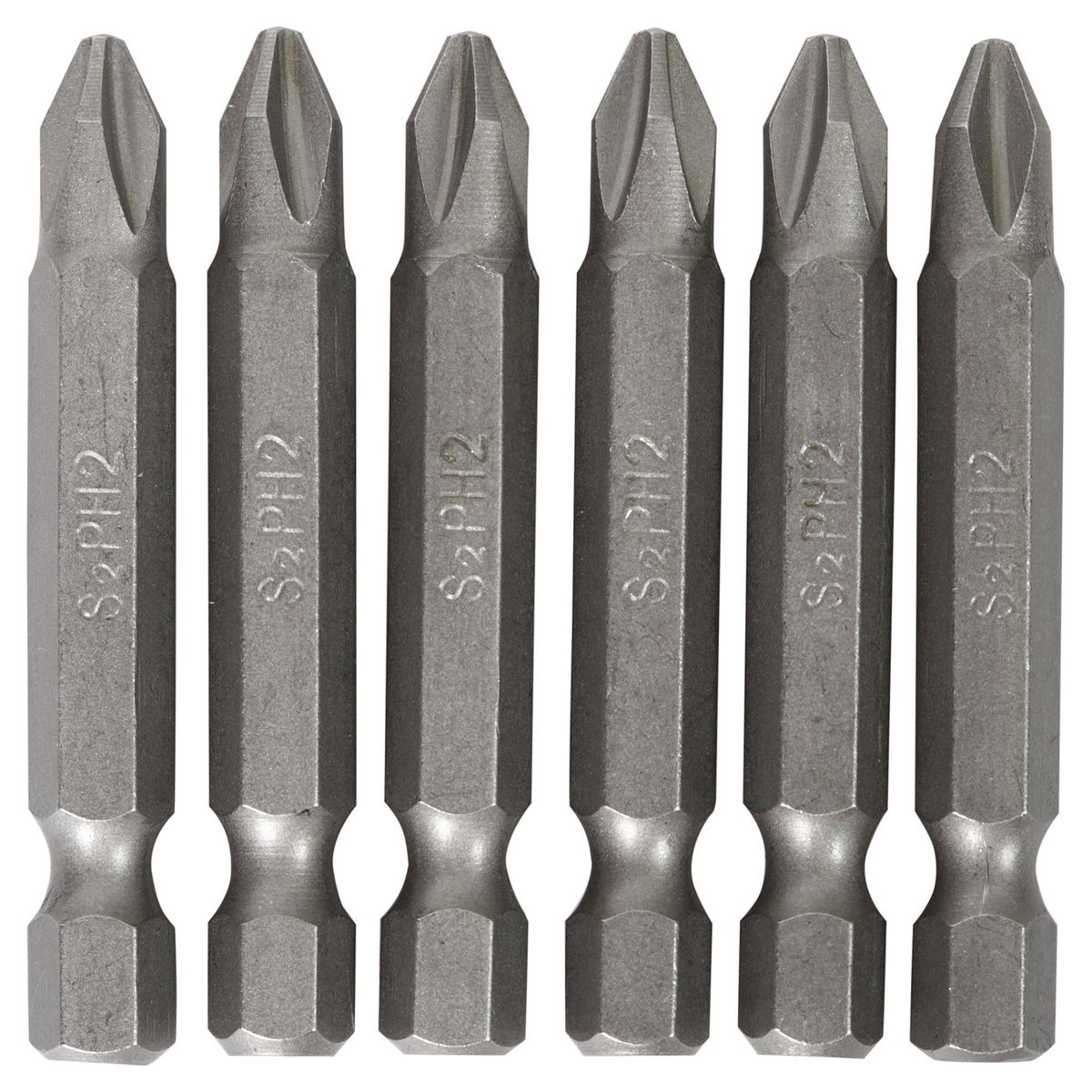 BAUKER - Set de puntas Phillips 6 unidades