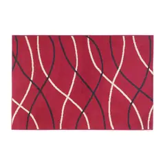 JUST HOME COLLECTION - Alfombra Bcf Rayas 150x220 cm Rojo