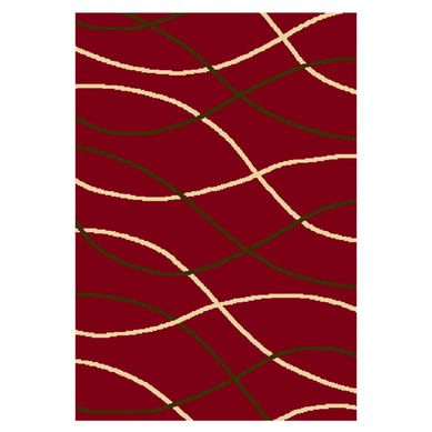 Bajada de Cama Bcf Rayas 50x90 cm Rojo