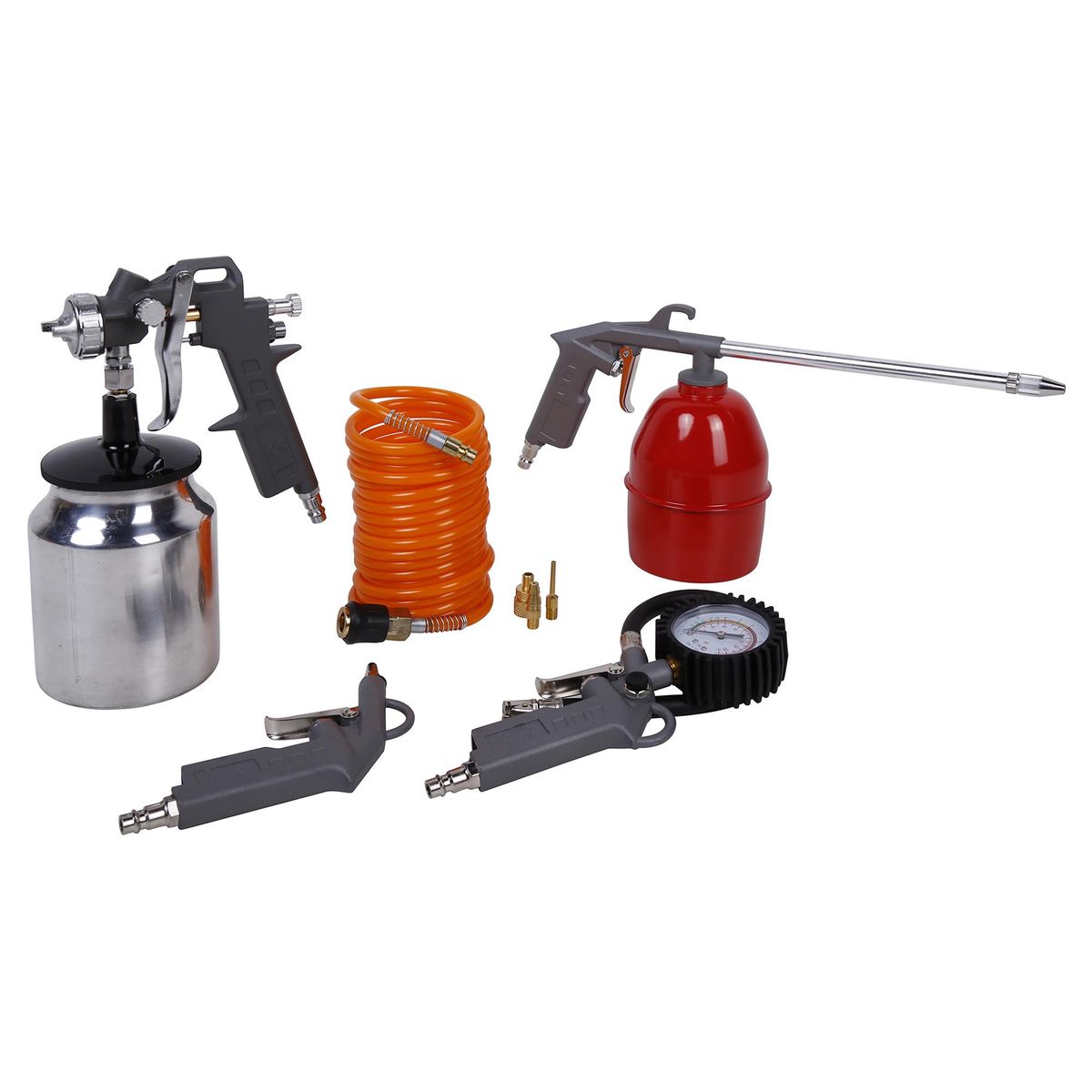 BAUKER - Kit para compresor 8 piezas