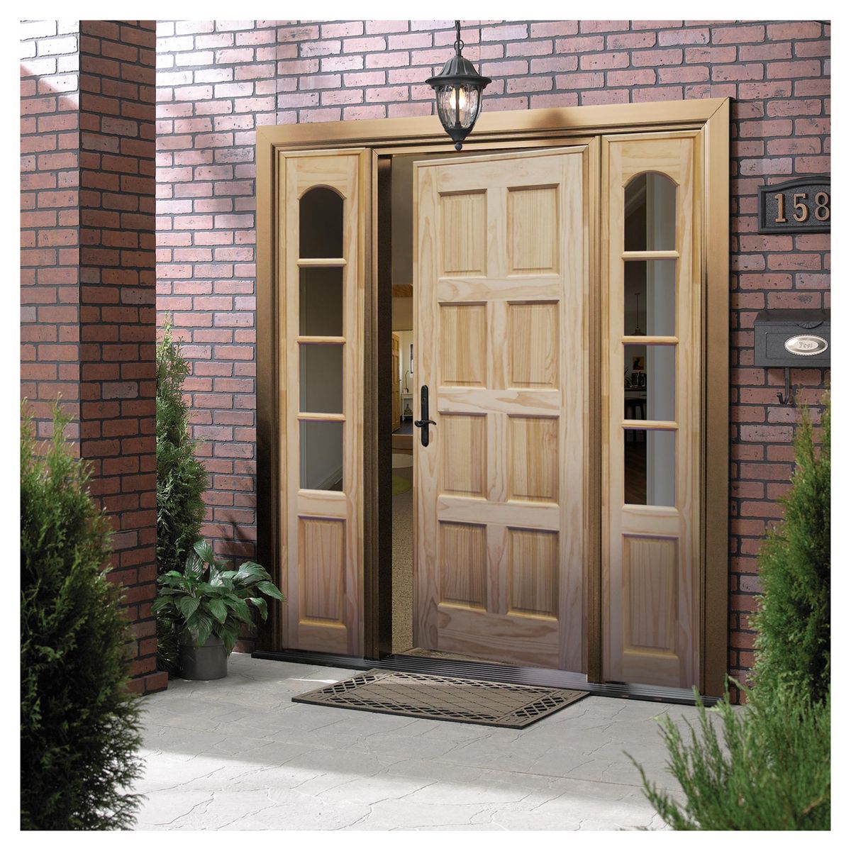 HOLZTEK - Puerta Pino 8 Paneles