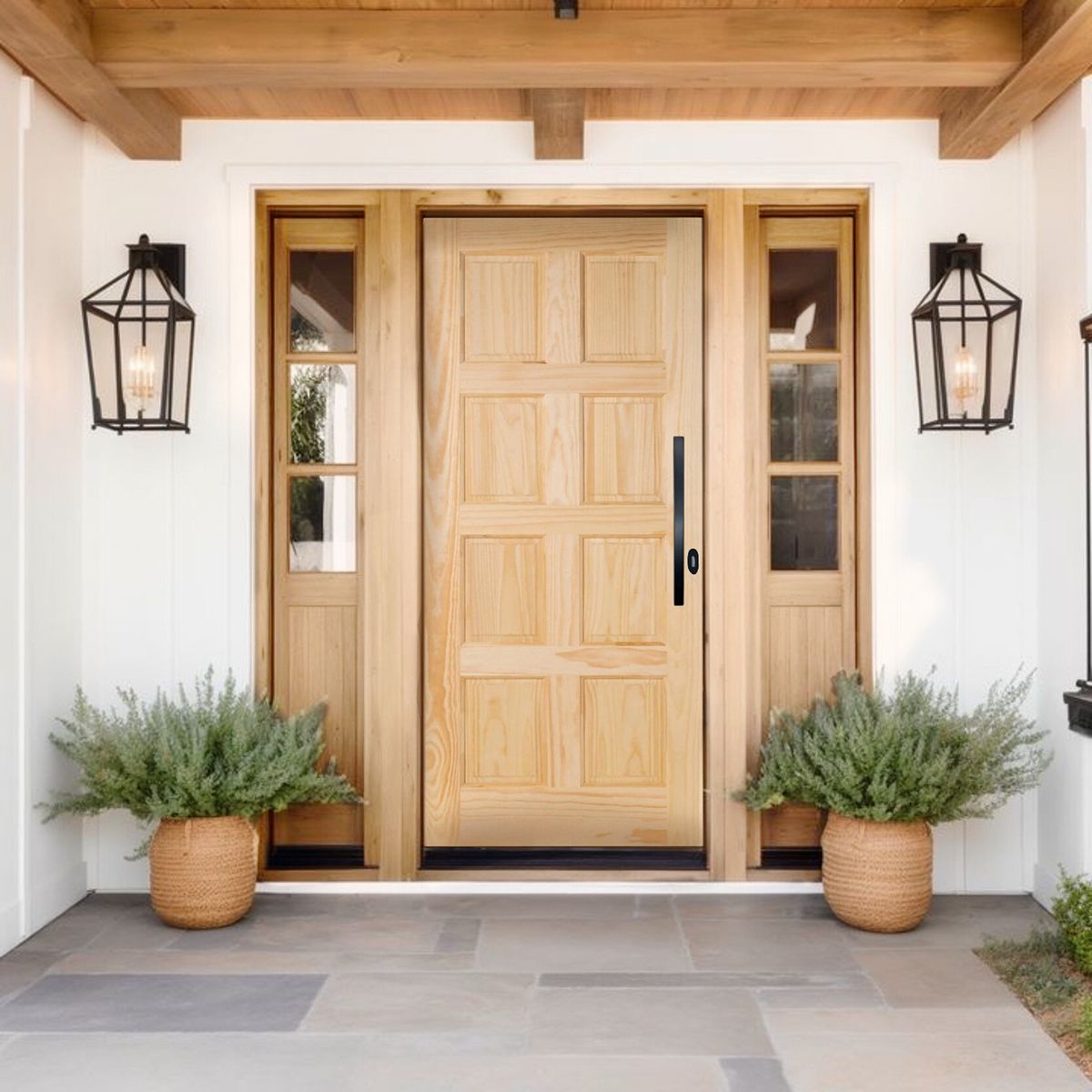 HOLZTEK - Puerta Pino 8 Paneles