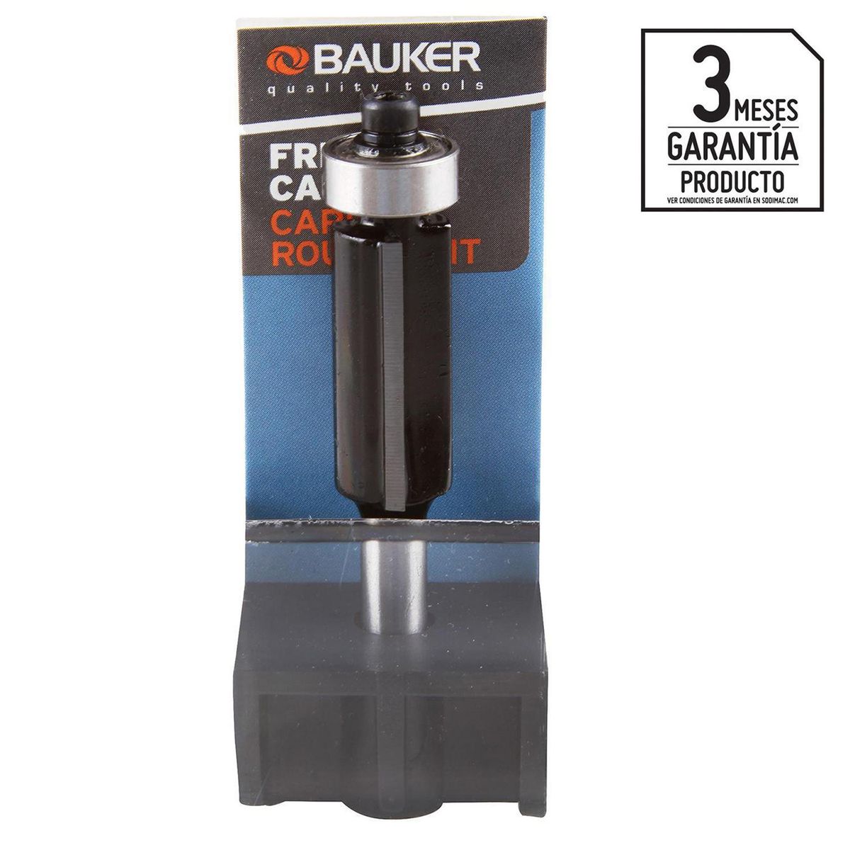 BAUKER - Fresa recta 1/2" X 1/4"