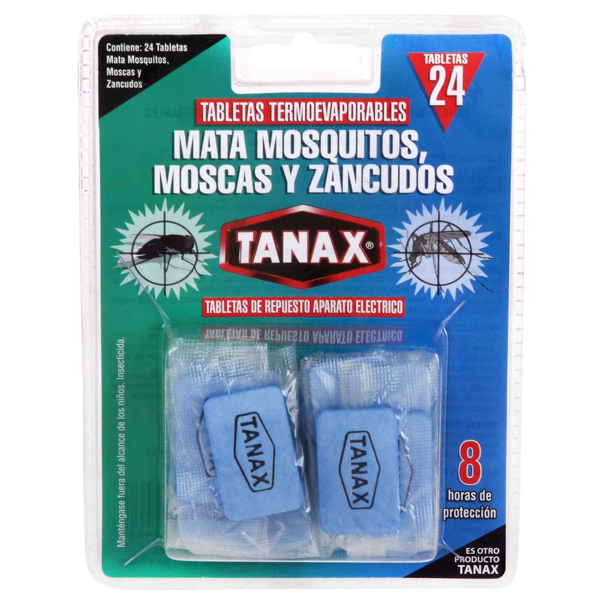 TANAX - Recarga para insecticida eléctrico 24 tabletas