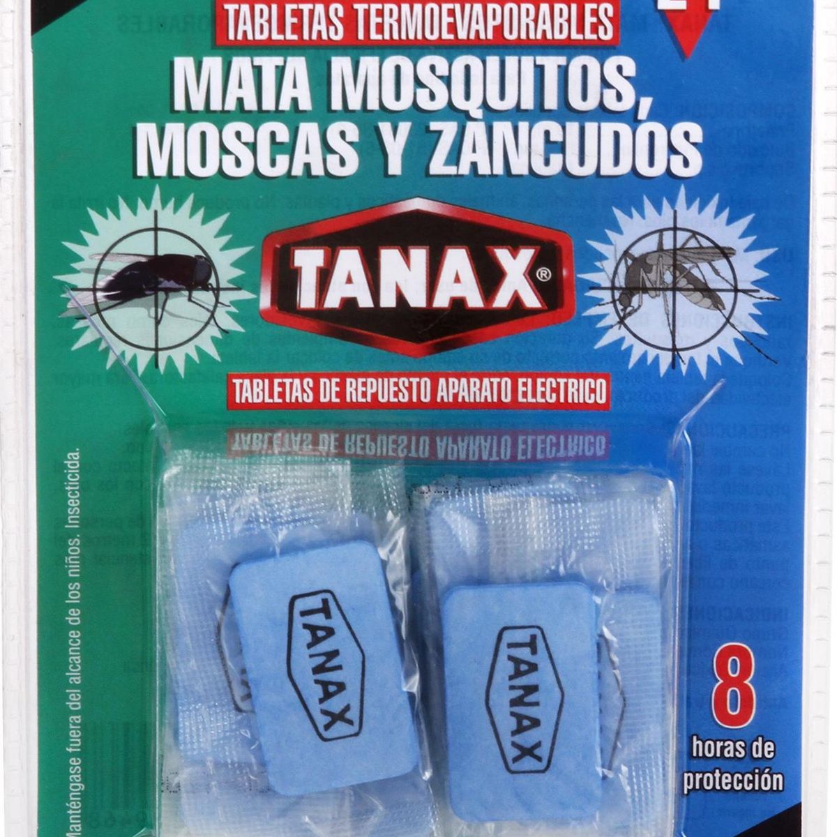 TANAX - Recarga para insecticida eléctrico 24 tabletas