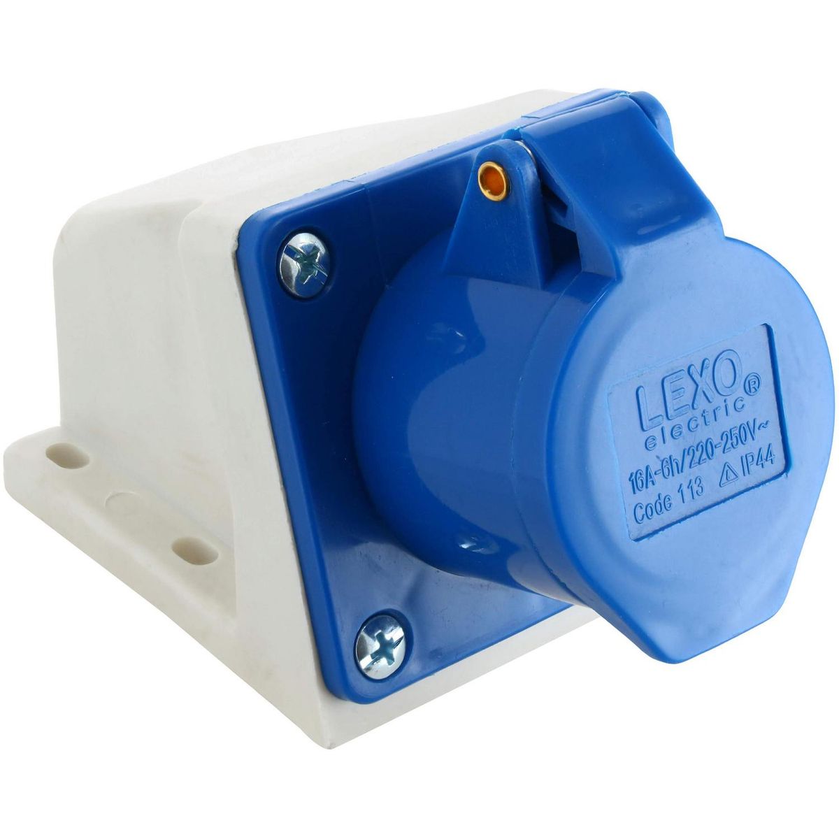 LEXO - Tomacorriente industrial sobrepuesta 16 A  2P+T 220V IP44