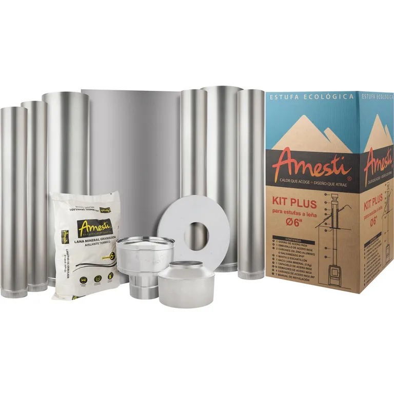 Kit De Instalación Para Calefactor 6 Pulgadas Hasta 4 Metros