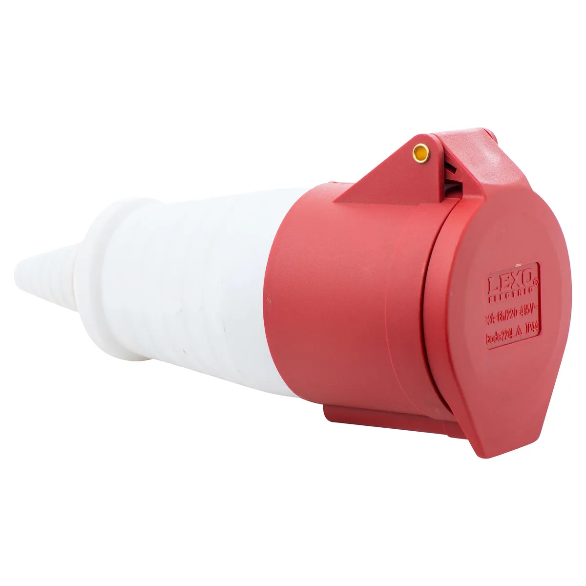 LEXO - Enchufe industrial hembra volante 32 A  3P+T 380V IP44