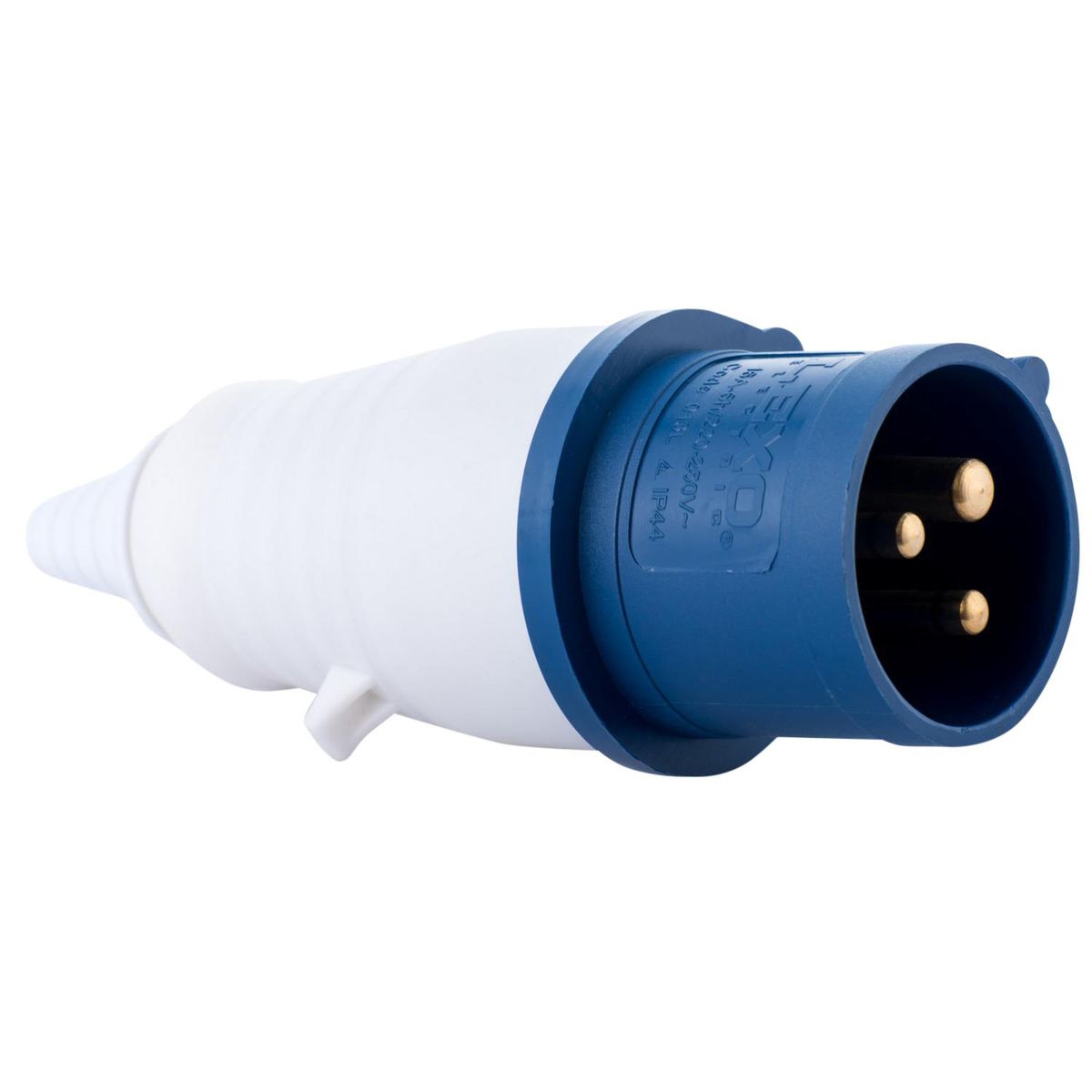 LEXO - Enchufe industrial macho volante 16 A  2P+T 220V IP44