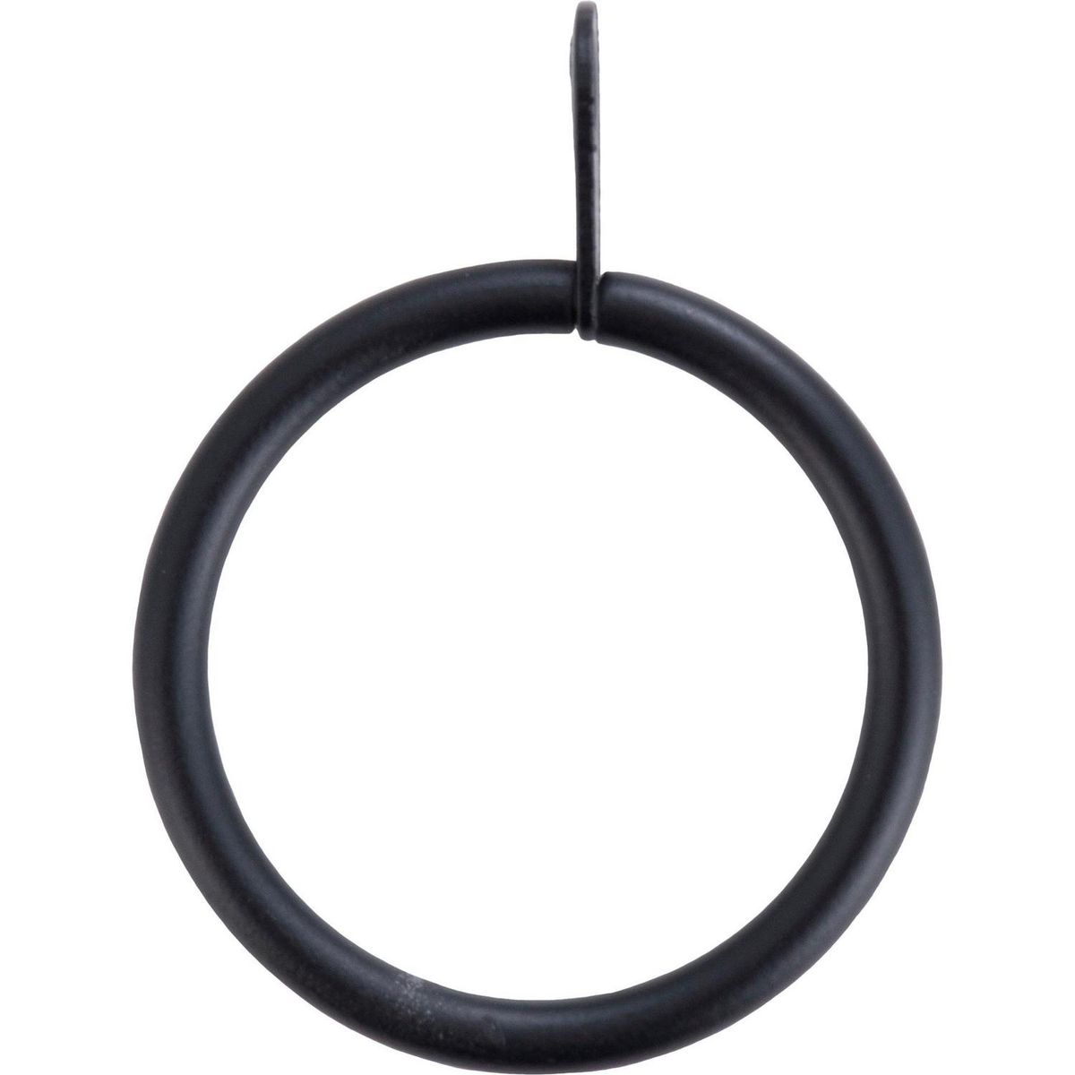 JUST HOME COLLECTION - Set de argollas para cortina 19 mm 10 unidades negro