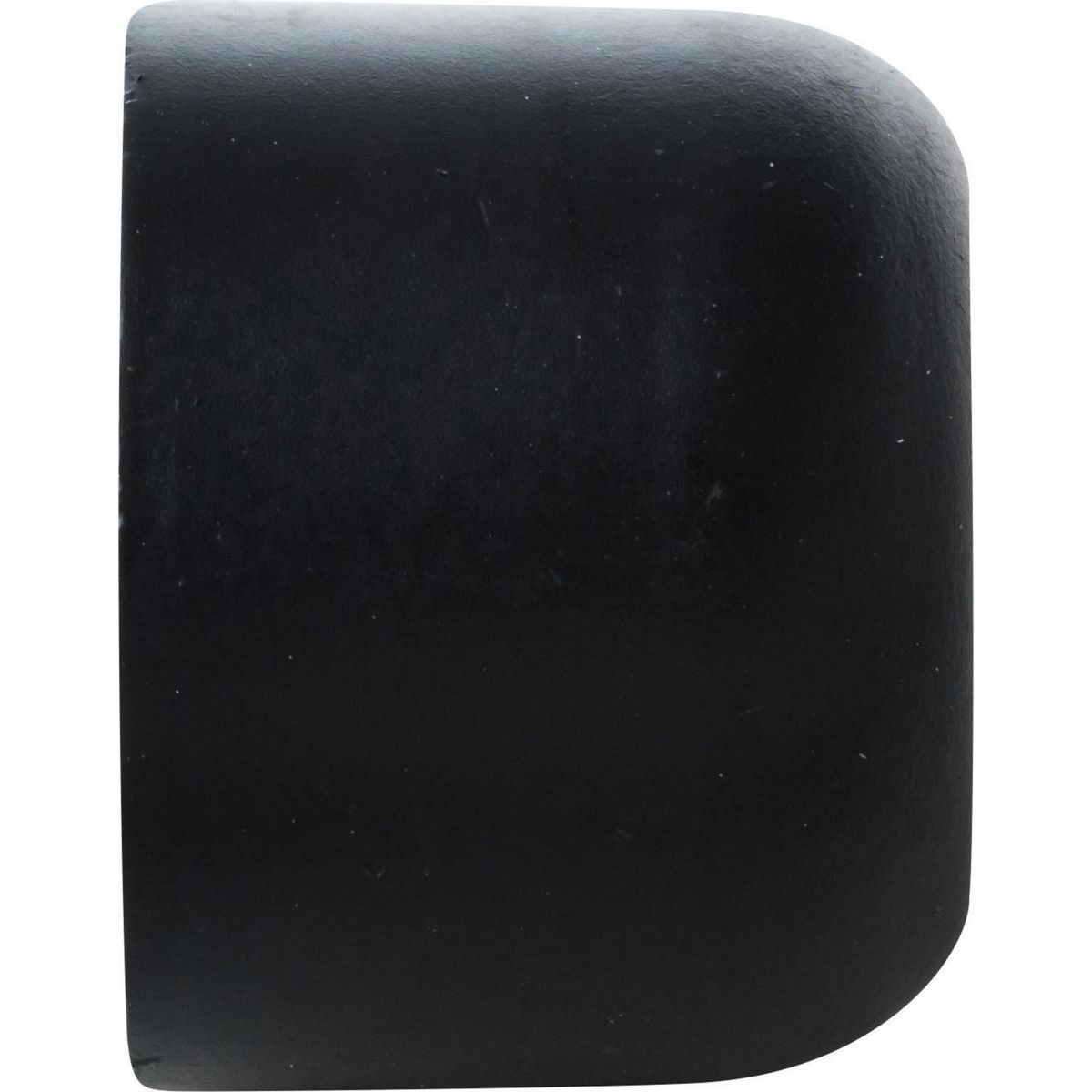 JUST HOME COLLECTION - Set De Terminales Para Barra De Cortina 19 Mm 2 Unidades Negro