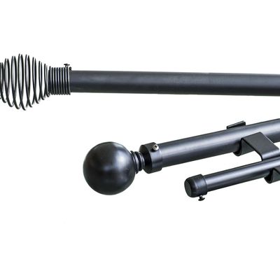 Imagen 2 del producto Set De Terminales Para Barra De Cortina 28 Mm 2 Unidades Negro