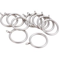 Set De Argollas Para Cortina 28 Mm 10 Unidades Satinado