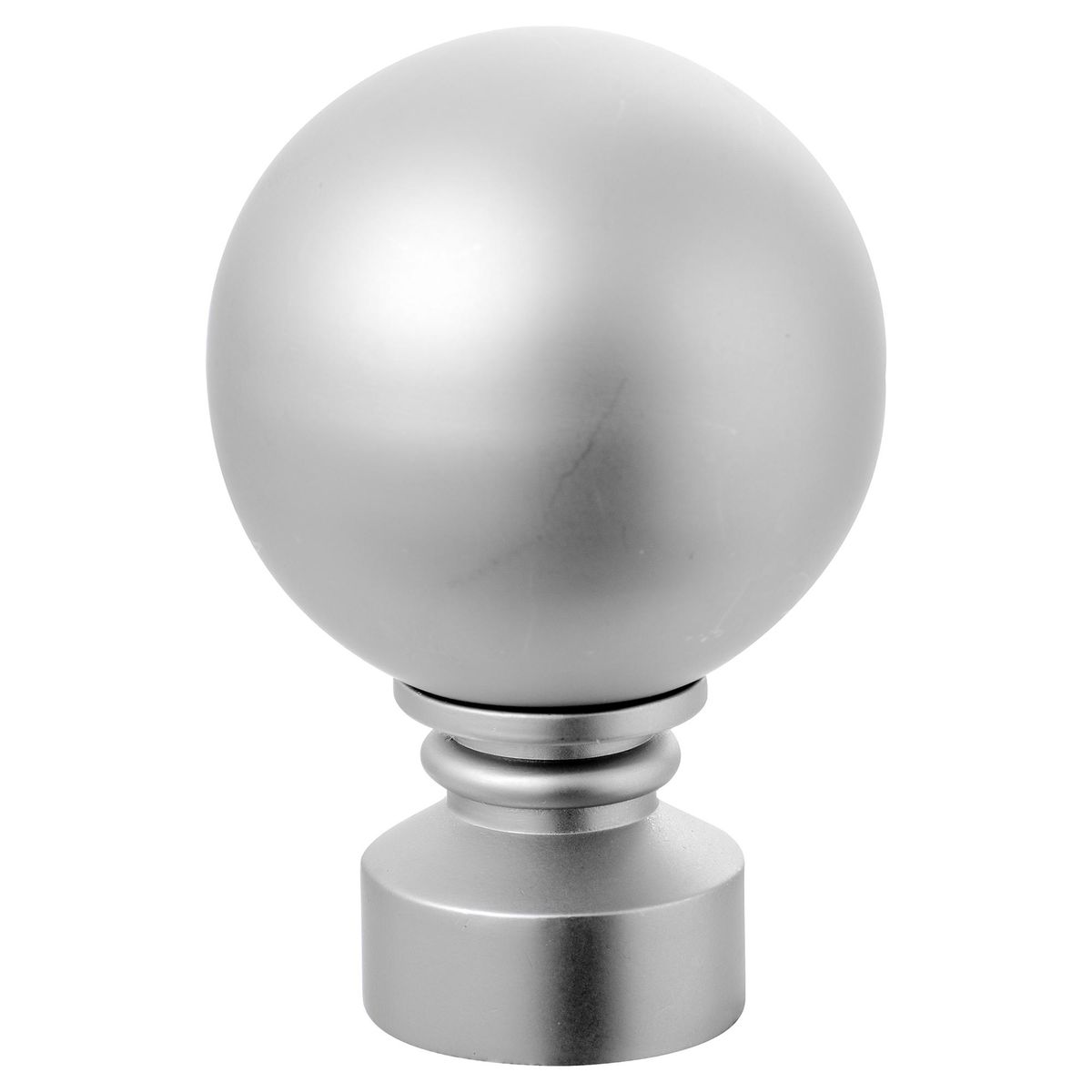 JUST HOME COLLECTION - Terminal para barra de cortina 28 mm 2 unidades satín